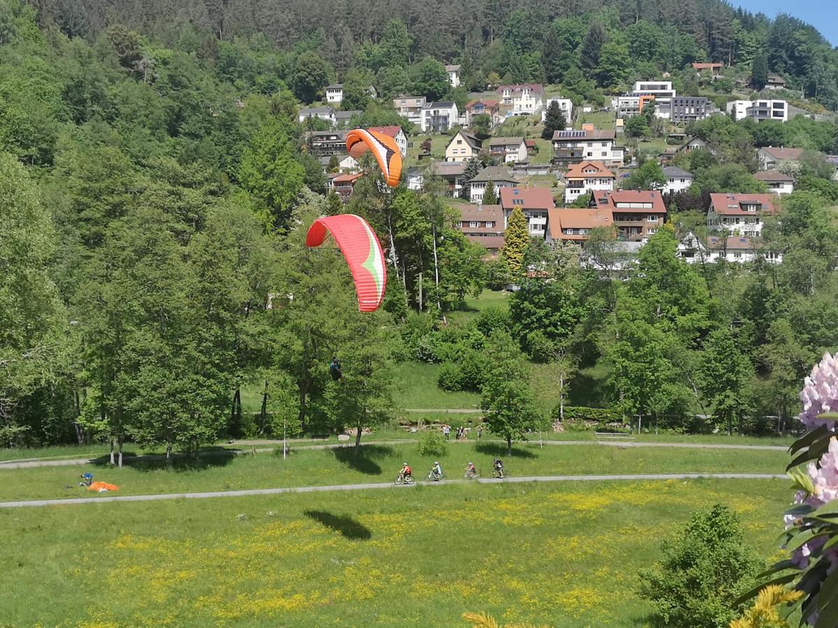 Appartement Herrlich Bad Wildbad Exterior foto